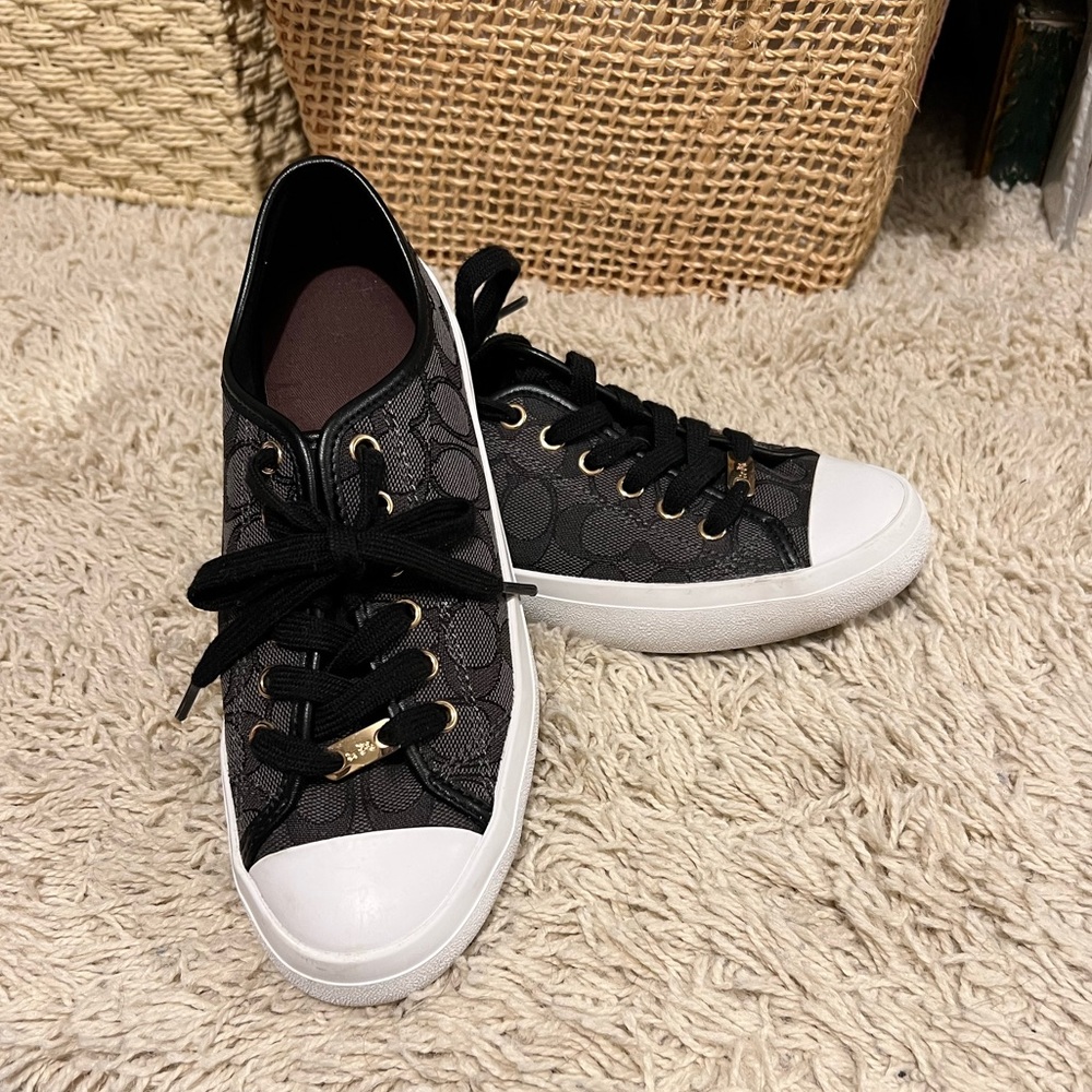 Coach Empire Low Top Logo Sneakers - Picture 6 of 9